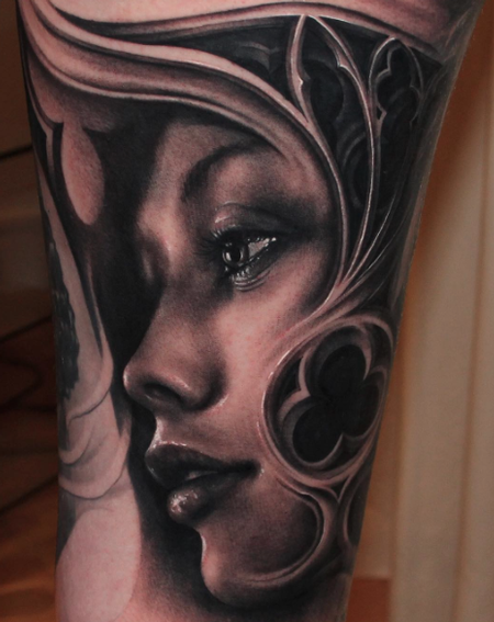 tattoos/ - Woman's Face - 109339